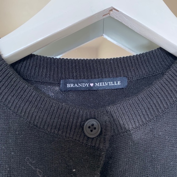 black brandy melville cardigan - Picture 2 of 3